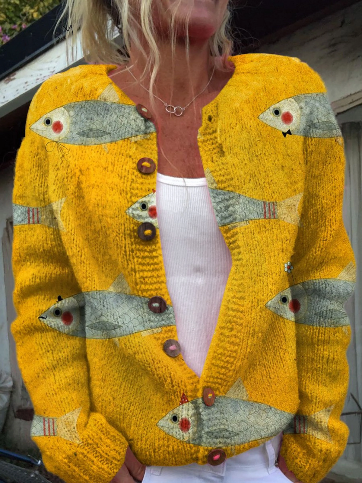Inmaculada | Cardigan de Malha Vintage