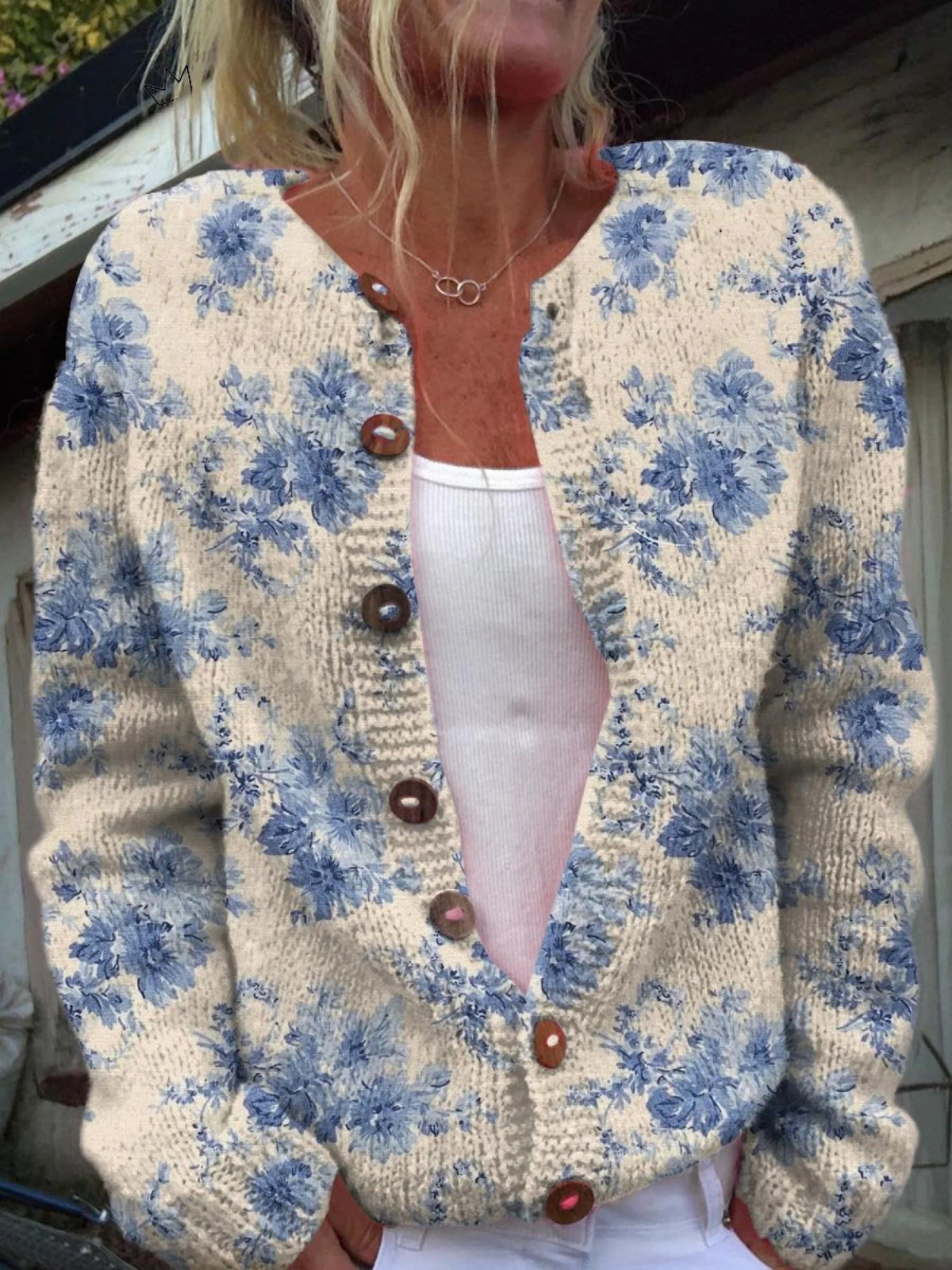 Asunción | Cardigan de Malha Vintage