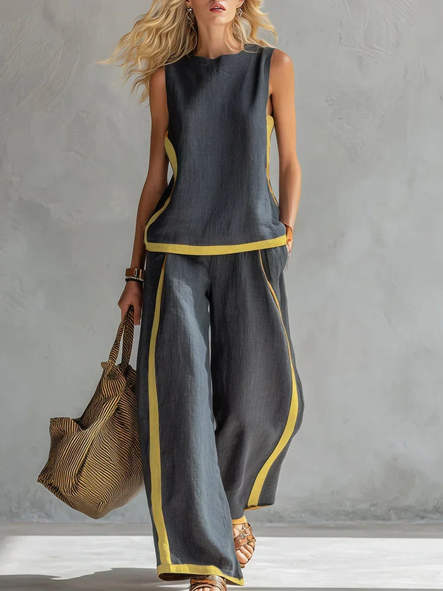 Agustina | Conjunto Elegante de Duas Peças