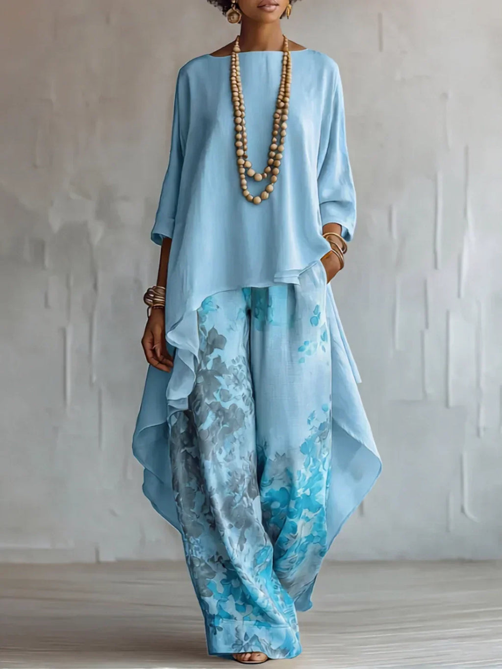 Julia | Conjunto Floral de Duas Peças