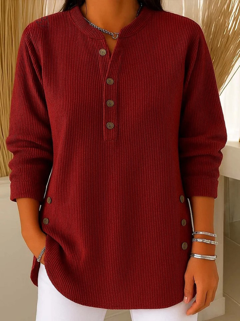 Nives | Túnica Henley com Botões