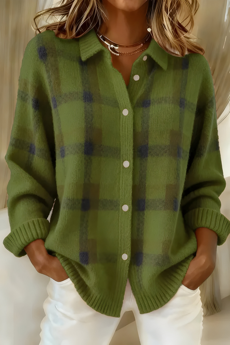 Candida | Cardigan aos Quadrados