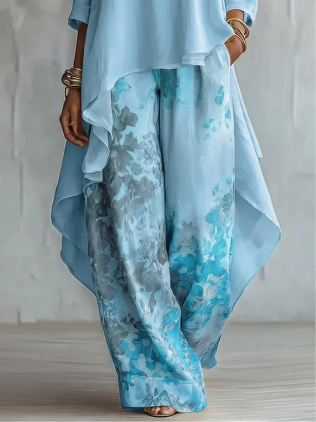 Julia | Conjunto Floral de Duas Peças
