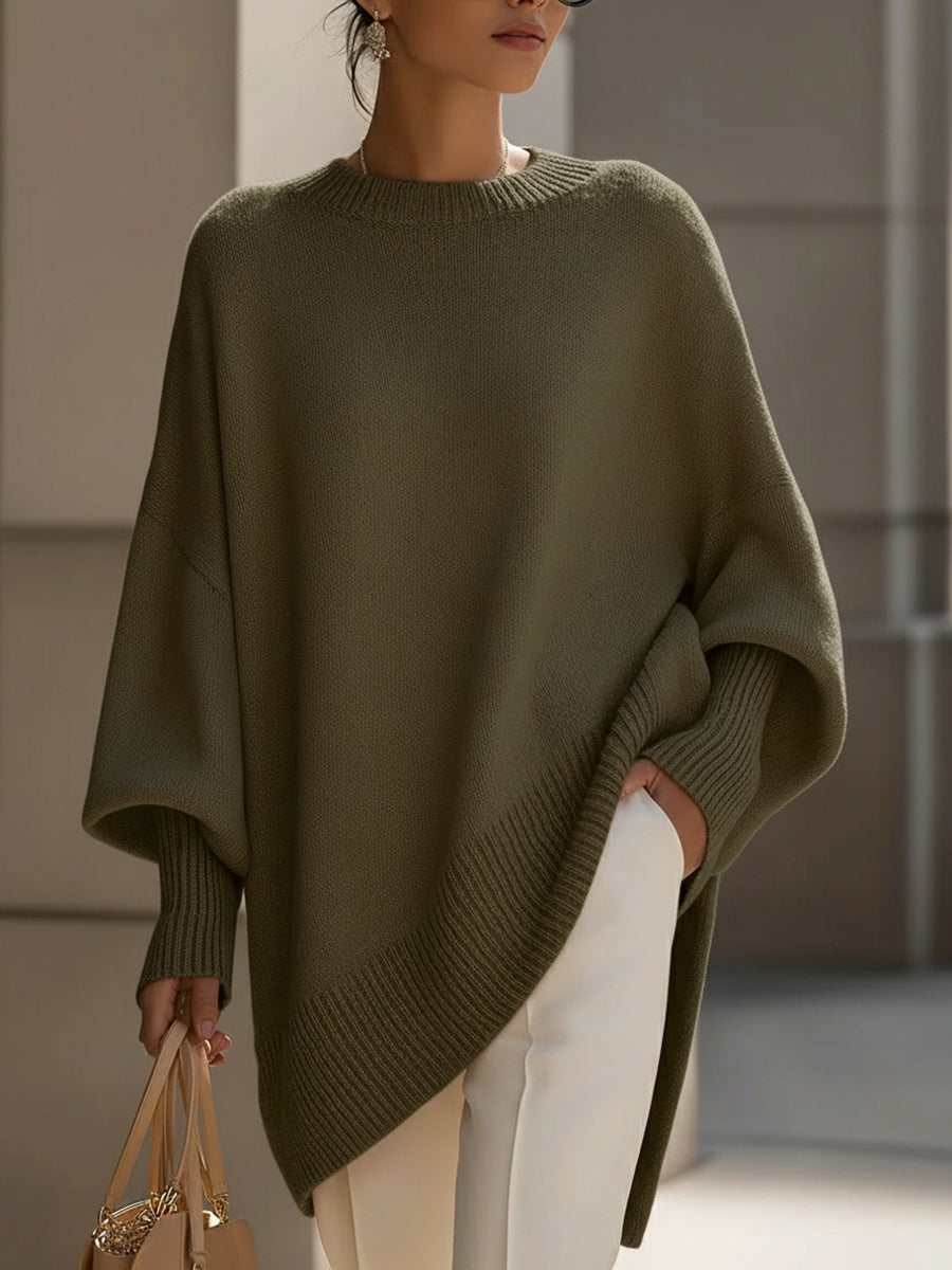 Ludovica | Camisola Oversize de Decote Amplo