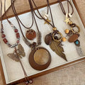 Conjunto de 4 Pendentes Boho