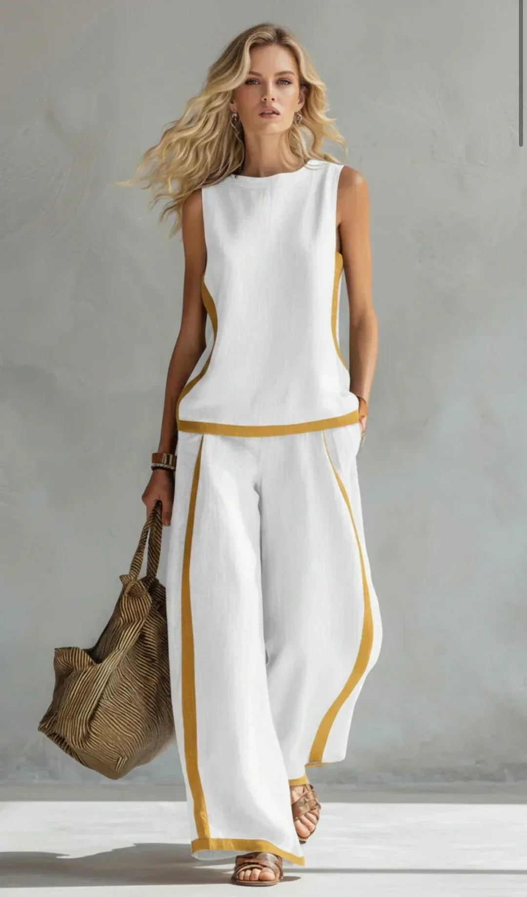 Agustina | Conjunto Elegante de Duas Peças