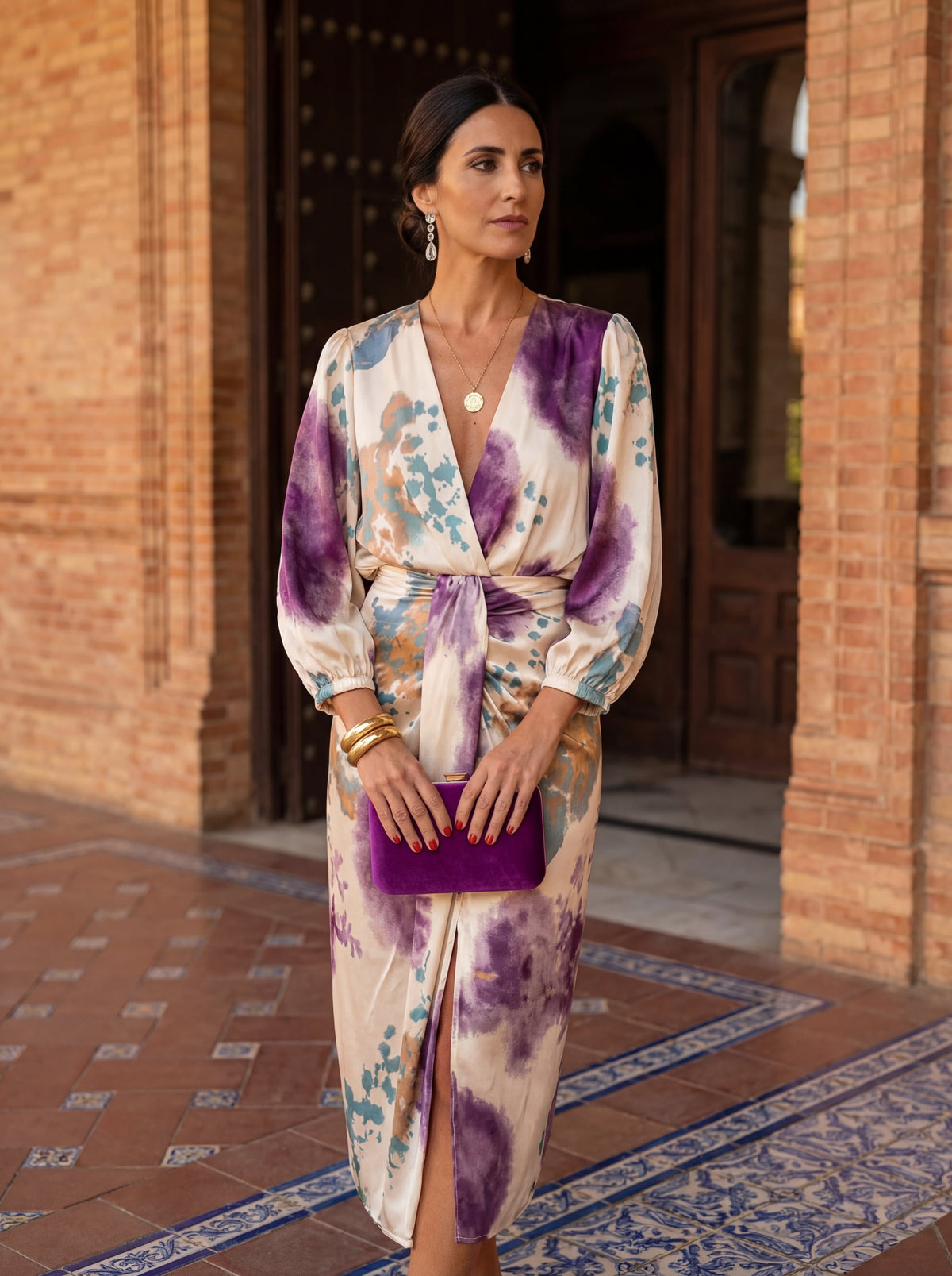Valeria | Vestido com Decote Cruzado