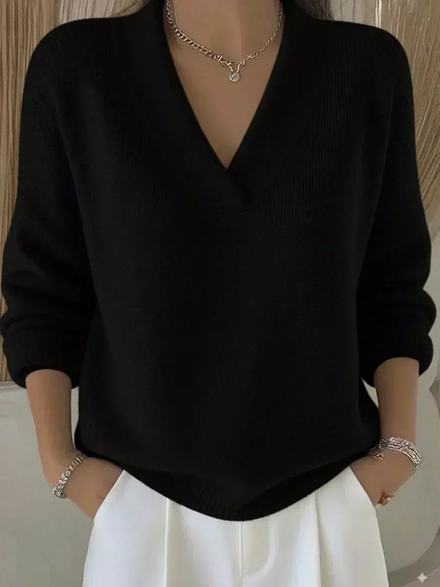Viola | Camisola Suave com Decote em V