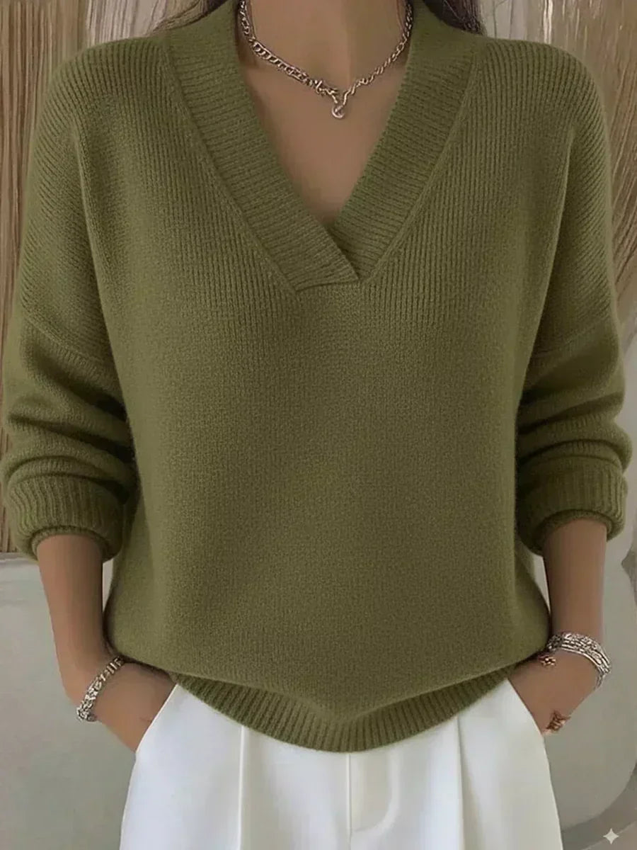 Viola | Camisola Suave com Decote em V