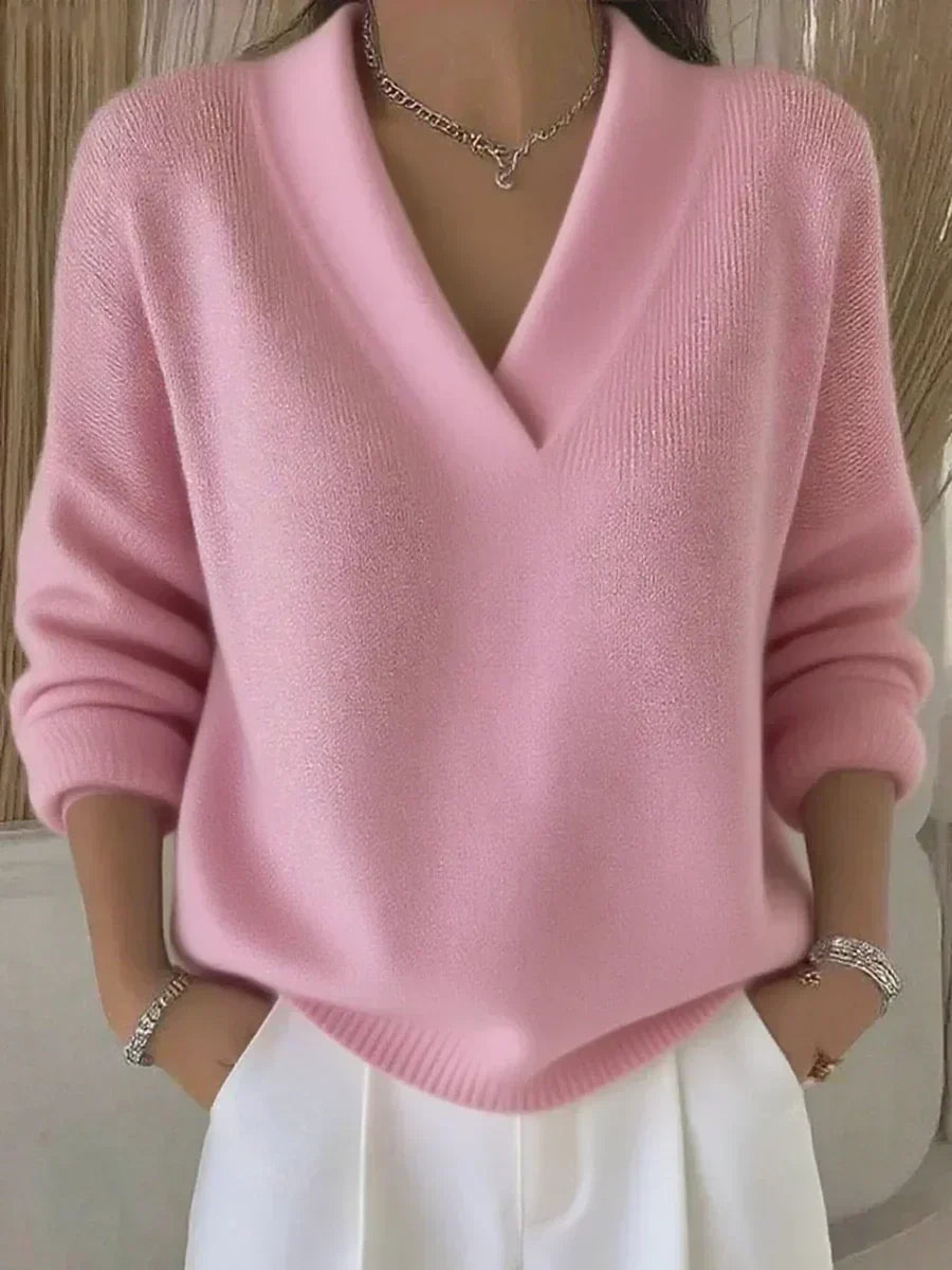 Viola | Camisola Suave com Decote em V