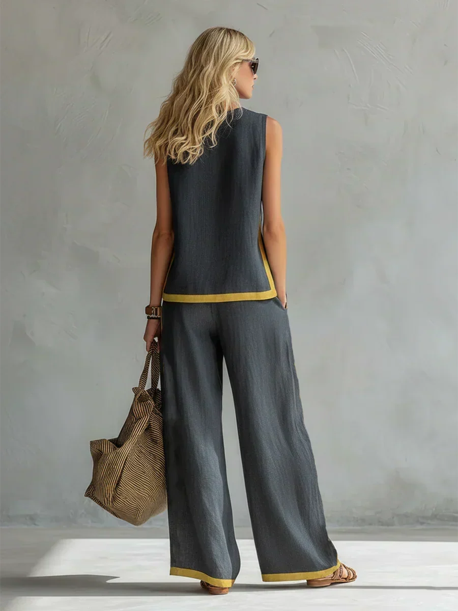 Agustina | Conjunto Elegante de Duas Peças