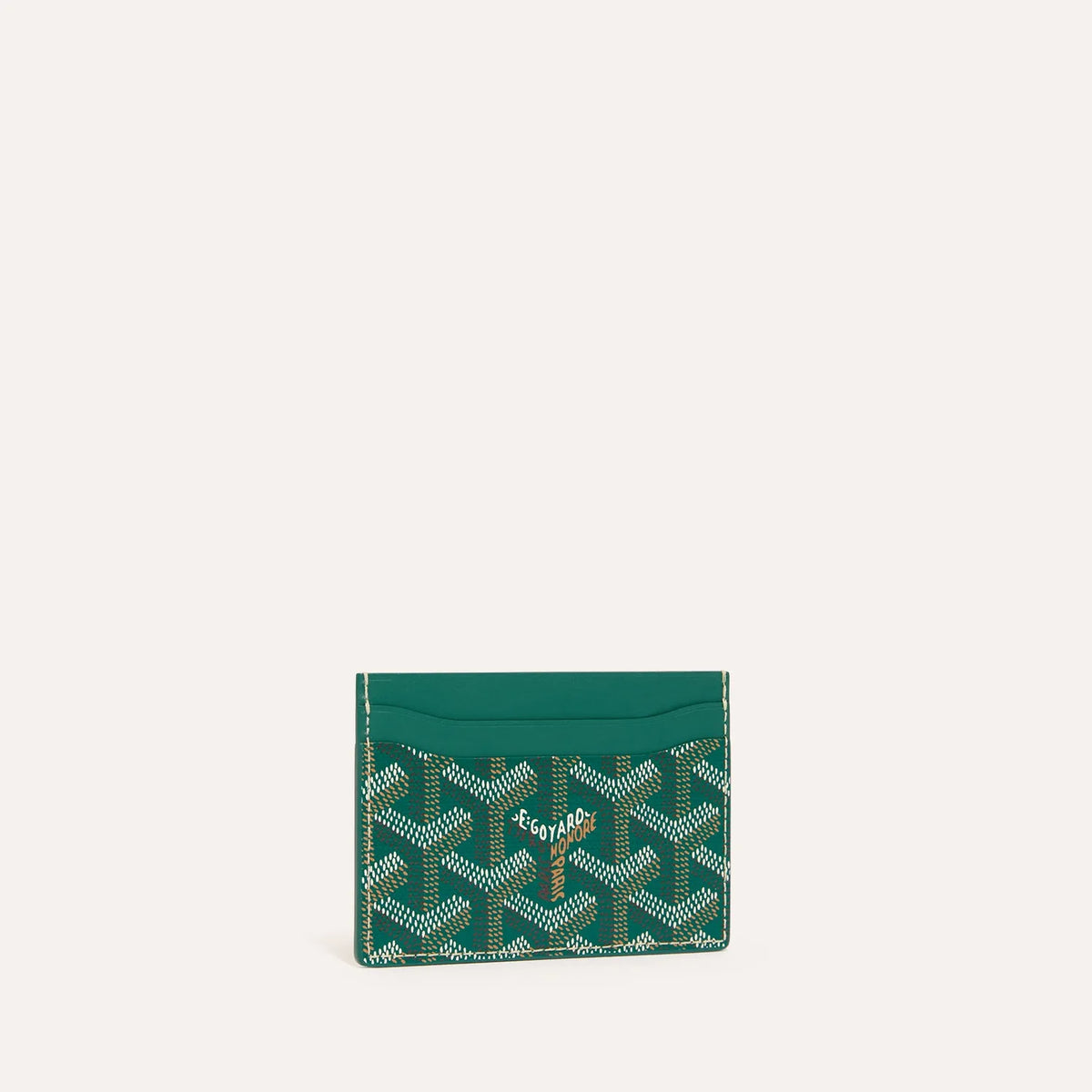 Porta-Cartões de Pele com Estampado Geométrico Unissexo