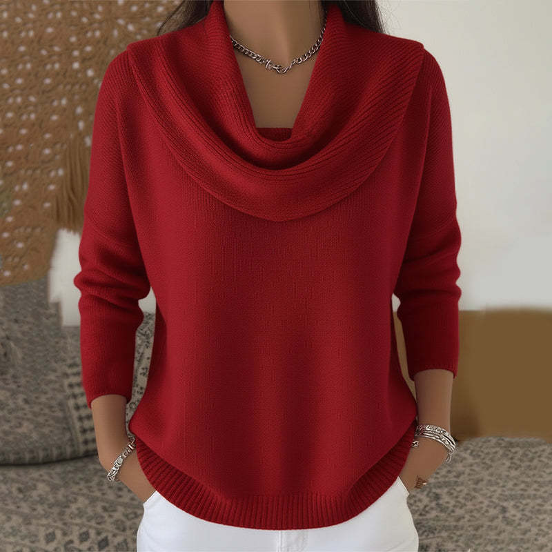 Iole | Camisola de Gola Drapeada