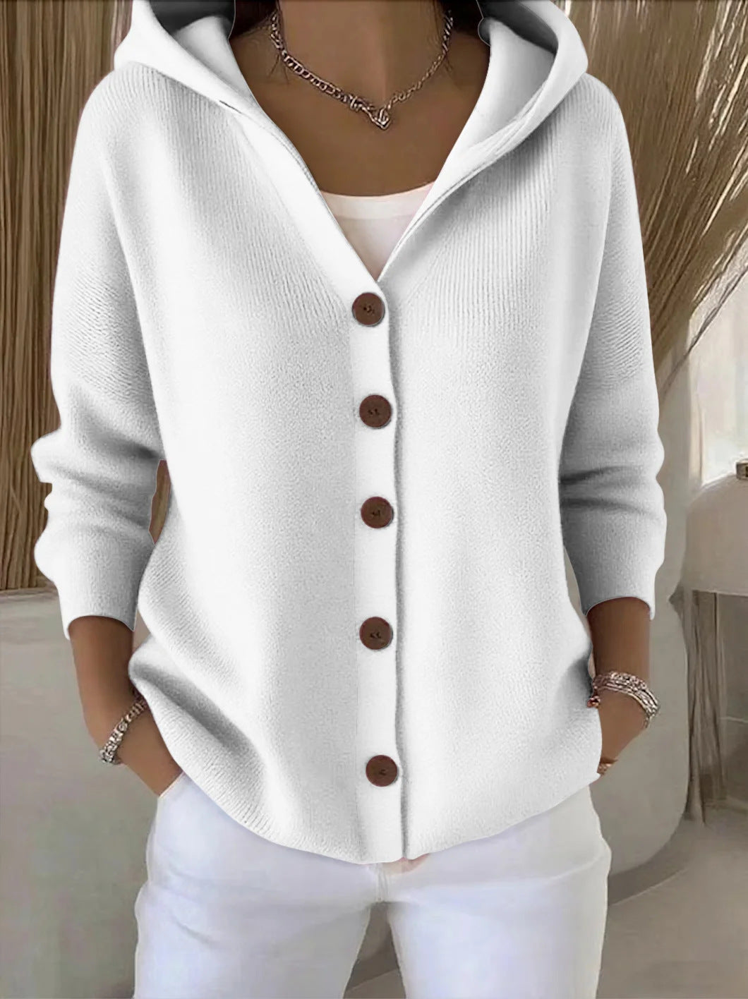 Rosetta | Cardigan com Capuz