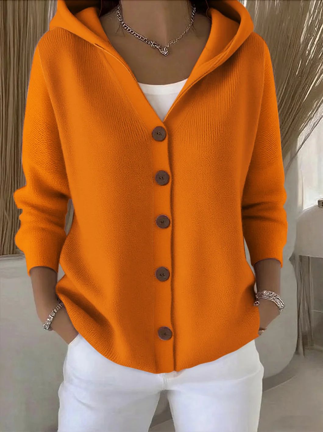 Rosetta | Cardigan com Capuz