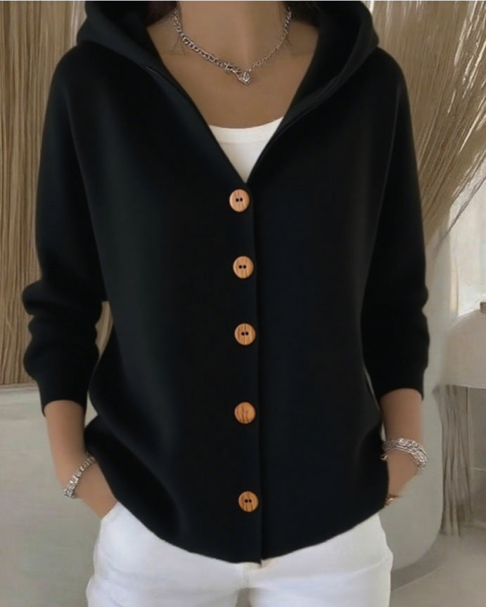 Rosetta | Cardigan com Capuz