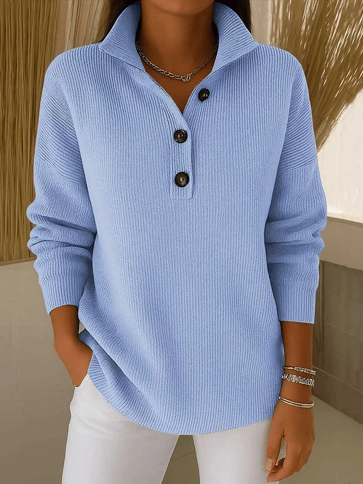 Amalia | Camisola Polo com Decote em V