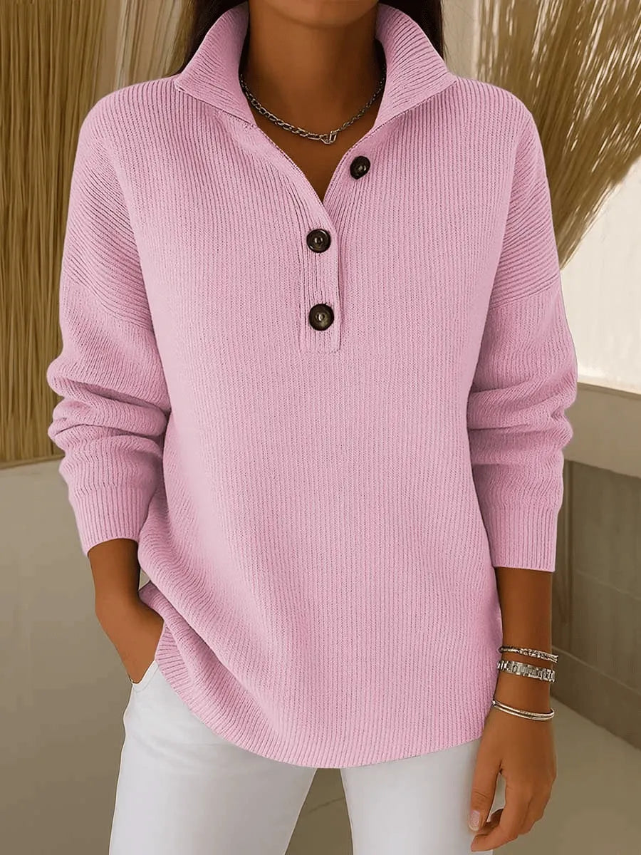 Amalia | Camisola Polo com Decote em V