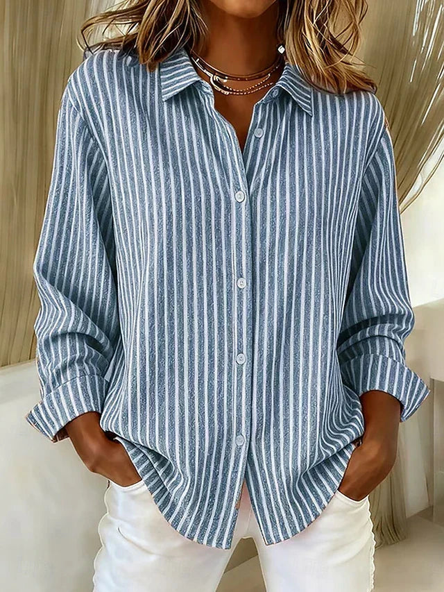 Ginevra | Camisa às Riscas com Botões