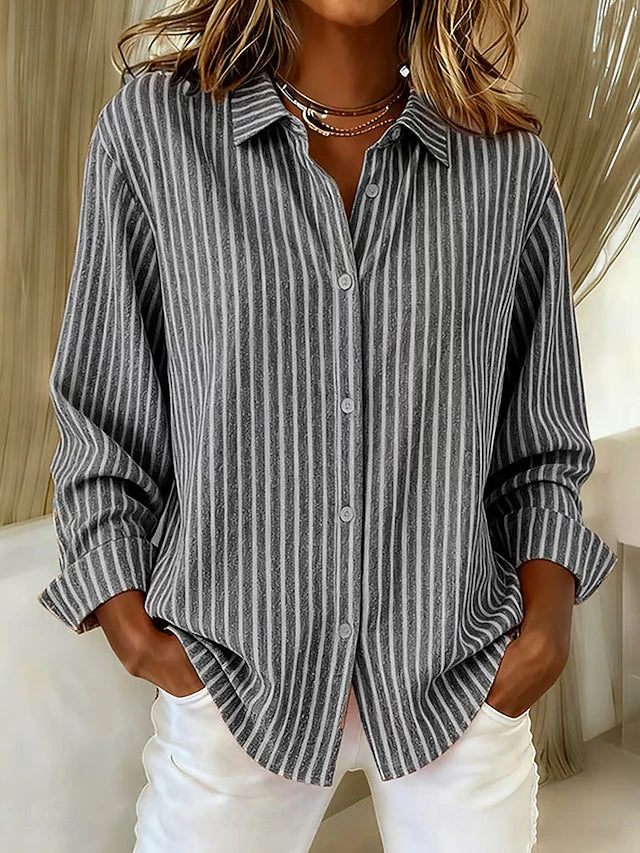 Ginevra | Camisa às Riscas com Botões