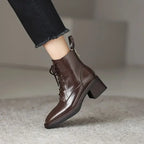 Elissa | Botins de Biqueira Quadrada