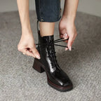 Elissa | Botins de Biqueira Quadrada