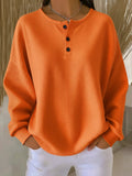 Miranda | Sweatshirt Henley Texturada