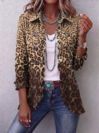Lucia | Casaco Leopardo com Folhos